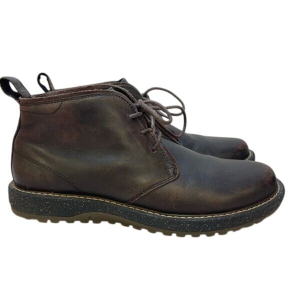 Abeo Pro Boyd Charcoal Brown Leather Chukka Boot Sz 10.5 - Picture 1 of 8